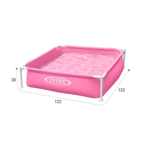 Piscina Intex Estructural 342 L 122x30 Cm Infantil Rosa