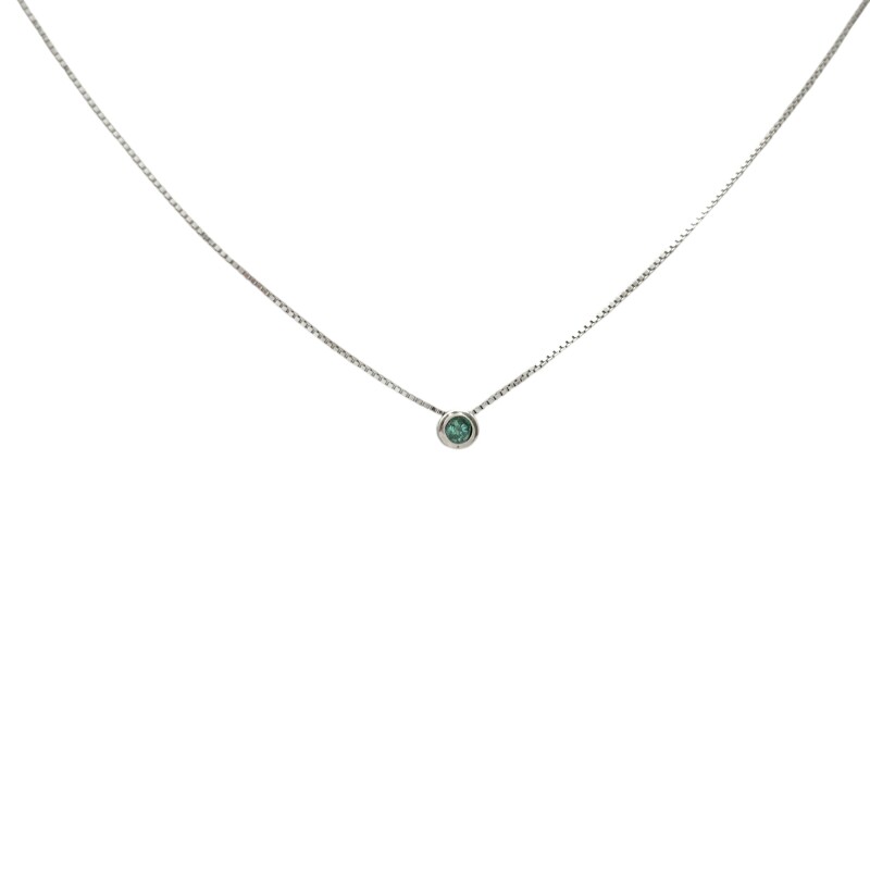 Conjunto solitario Esmeralda - Plata 925 - Piedra Esmeralda - CJ3018 Conpiedra