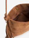 Saca Cartera Formato Saca Con Flecos - Marron Suela