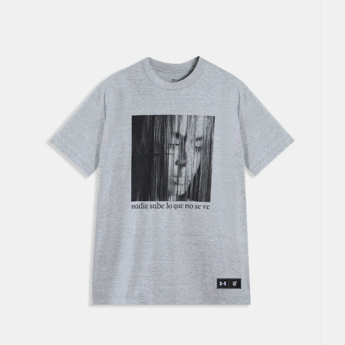 UA W BFOS LOGO TEE SS TINI CUPID-WHT - GRY-011 