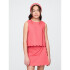 SL LINEN MB TOP FRESH CORAL