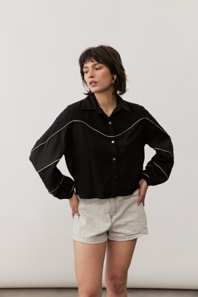 Camisa Garim NEGRO