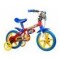 Bicicleta Niño Infantil R12 Con Ruedas De Entrenamiento Rojo