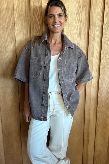 Sobrecamisa Sol Denim Tostado