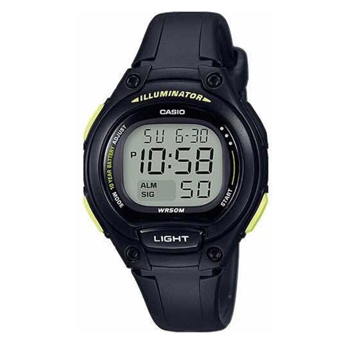 Reloj CASIO LW203-1BVDF en Resina Negra 