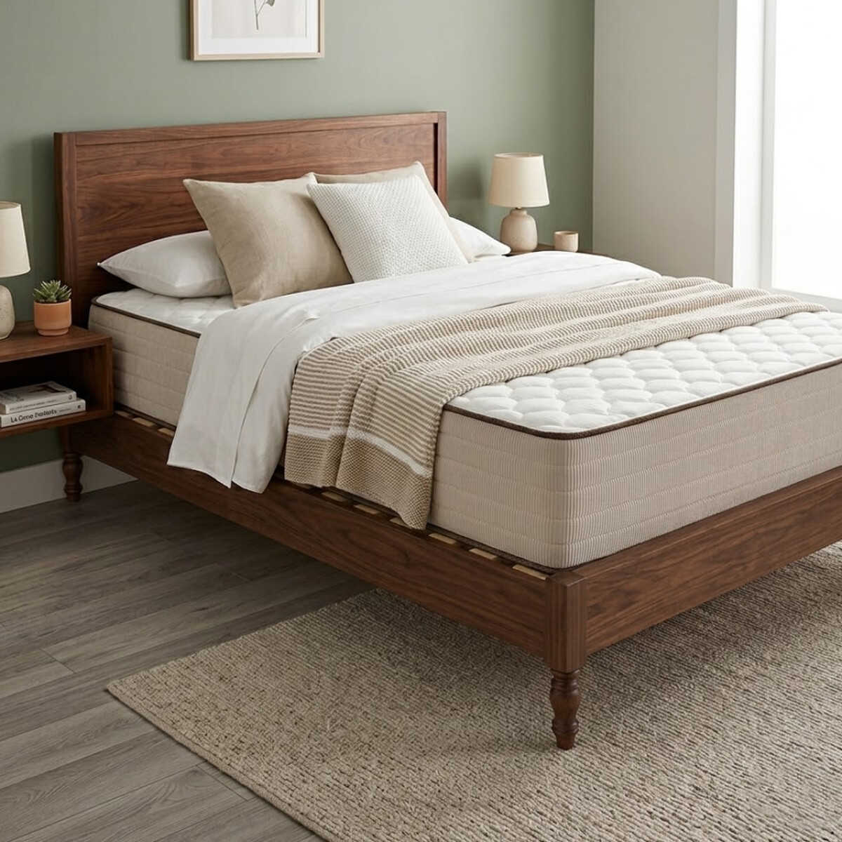 COLCHÓN PLAZA Y MEDIA ORTOPEDICO 100% ESPUMA - ALTURA 25 CM 