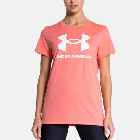 REMERA UNDER ARMOUR LIVE SPORTSTYLE GRAP Coral