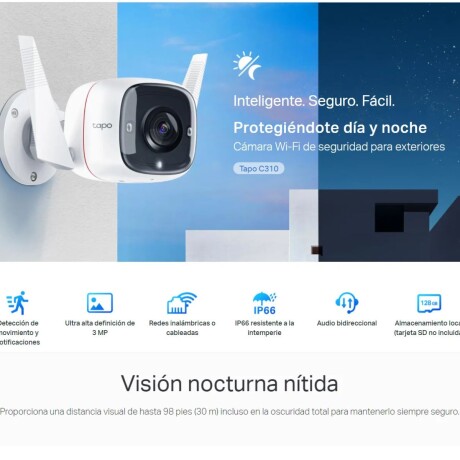 Camara de seguridad para exterior TAPO C310 TP-Link V01