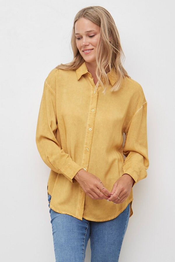 Camisa Solid MOSTAZA