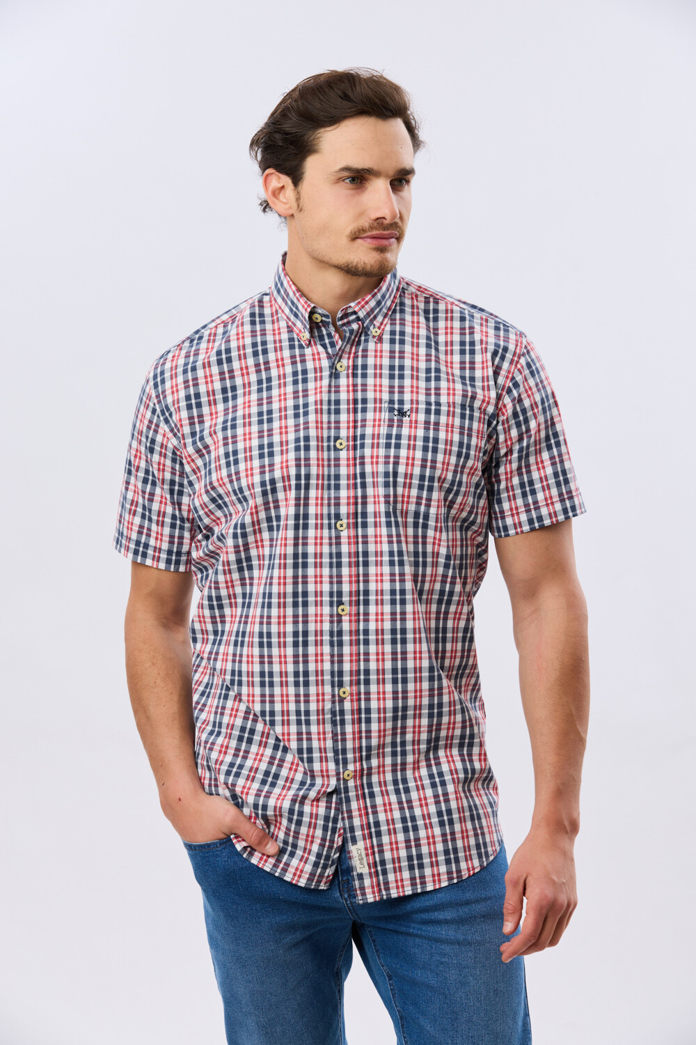 CAMISA CUADROS Rojo