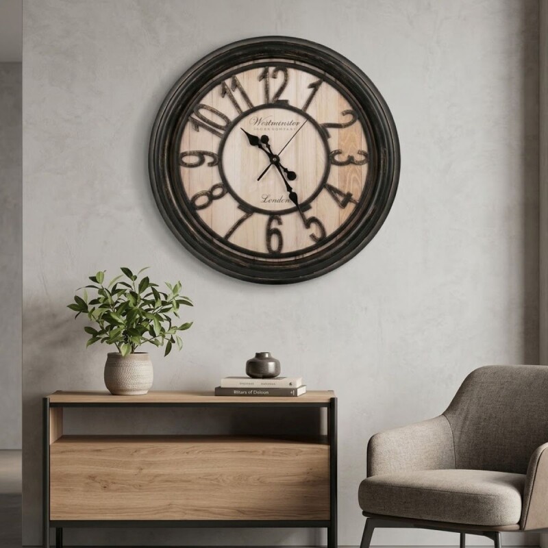 RELOJ NEGRO COMB Unica