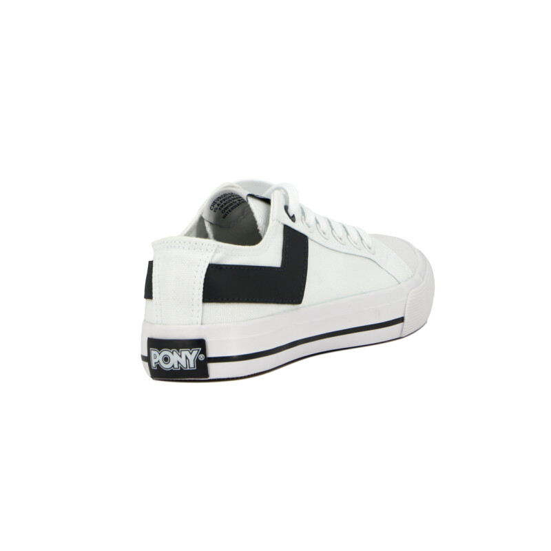 Pony Lona Bajo Acordonado / Wht/nvy Blanco-marino