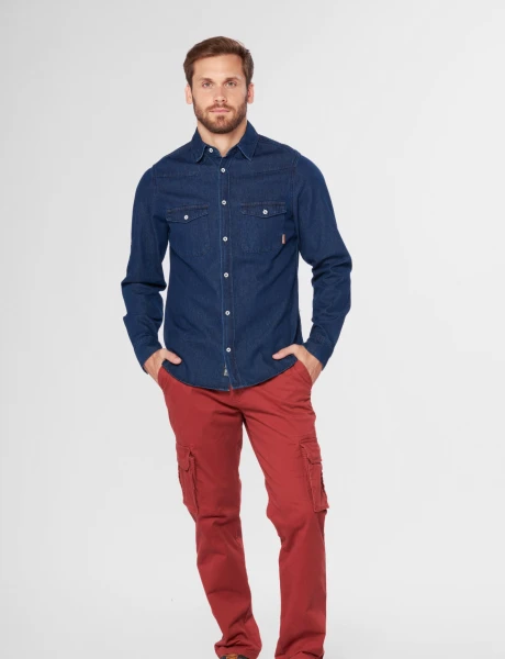 PANTALÓN CARGO SPANDEX Terracota