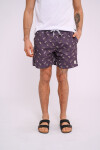 Short de baño estampado Azul