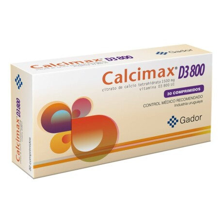 Calcimax D3 800 Mg 30 Comprimidos Suplemento Calcio Y Vit D3 Calcimax D3 800 Mg 30 Comprimidos Suplemento Calcio Y Vit D3