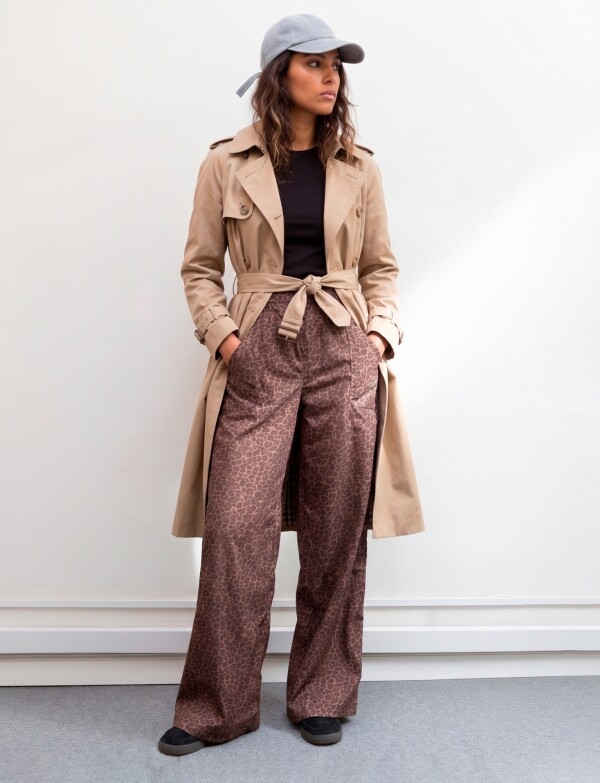 Pantalon Wide Leg TOSTADO/MULTI