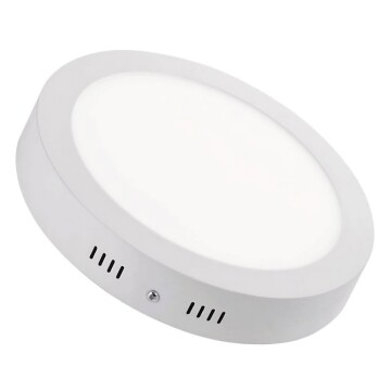 Foco Sobrepuesto 6W Luz Led Blanca Panel Plafon Techo Spot Variante Color Blanco