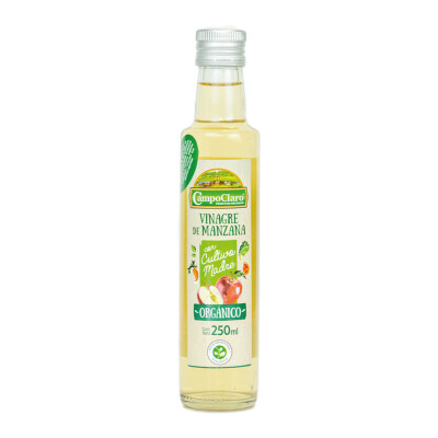 Vinagre De Manzana Orgánico Campo Claro 250ml Campoclaro Vinagre De Manzana