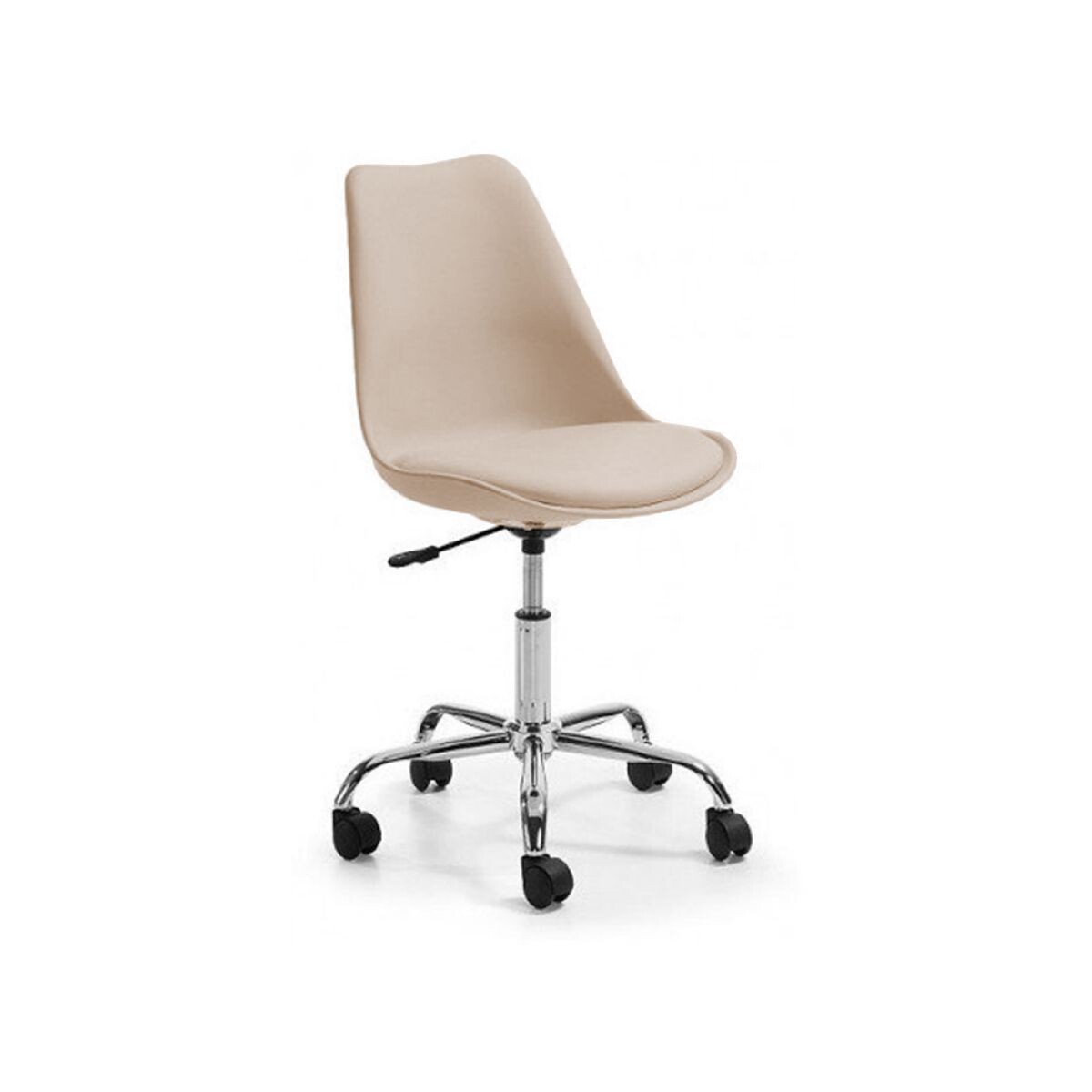 Silla Eames de Escritorio Beige 