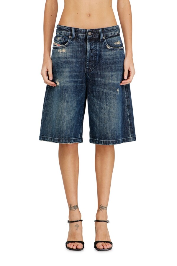 Short Para Mujer De-Sire-Short Short Azul Oscuro