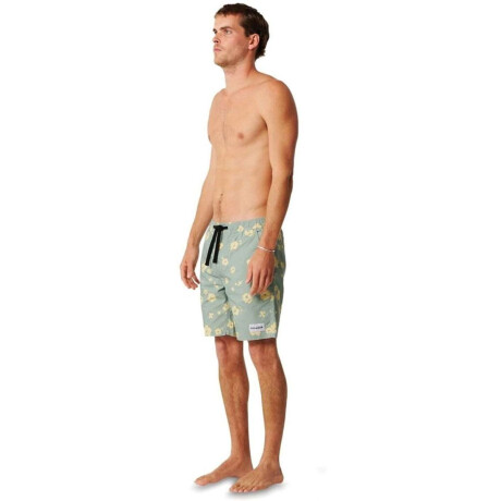 Boardshort Critical Slide Splatter 17'' Verde