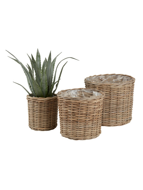 Maceta SANSEBIE Ø40/33/25 kubu nat Maceta SANSEBIE Ø40/33/25 kubu nat