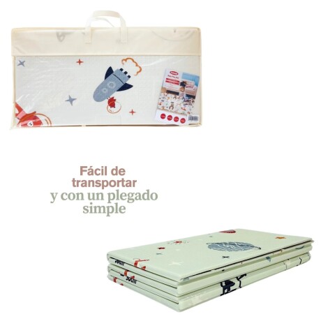 Alfombra Infantil Bebesit Plegable Reversible Antideslizante A