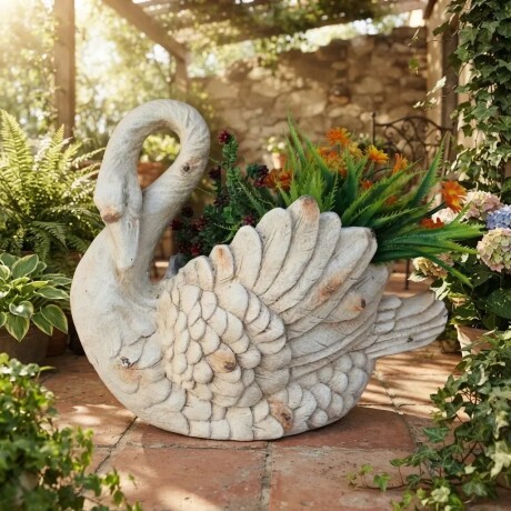 Adorno Cisne Macetero Adorno Cisne Macetero