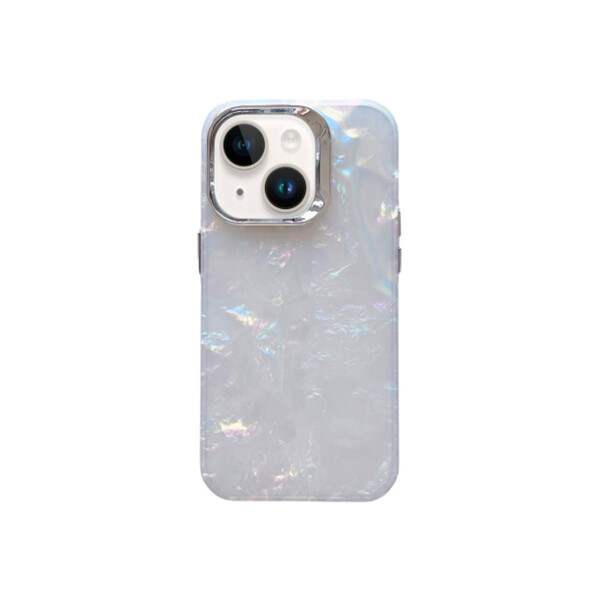 Protector iPhone 15 con brillos color gris Protector Iphone 15 Con Brillos Color Gris