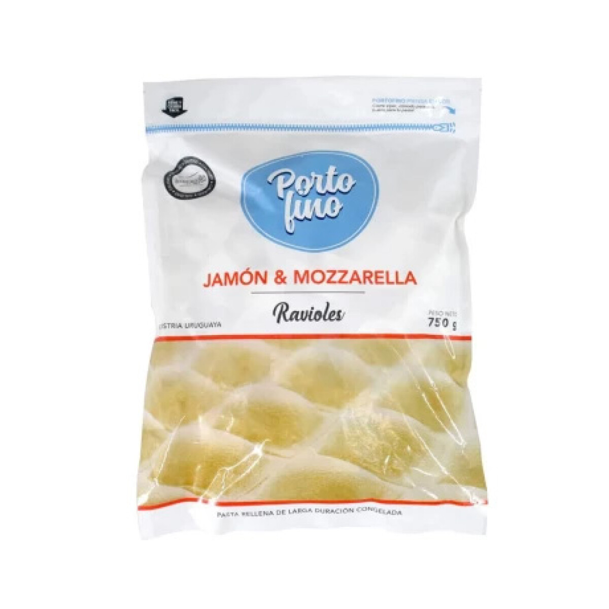 Ravioles Jamon Y Muzzarella 750 Gs Portofino 