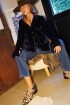 Sandalia Mallorquina Cowhide / Azul