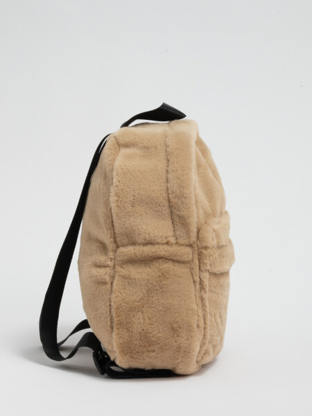 Mochila sherpa Beige