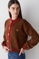 CARDIGAN TERRO WINTER Chocolate
