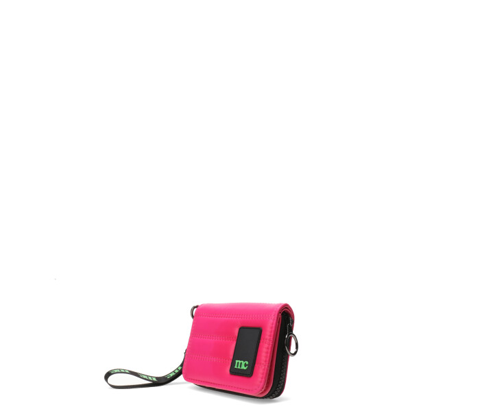 Monedero CLAIR con logo Fuxia