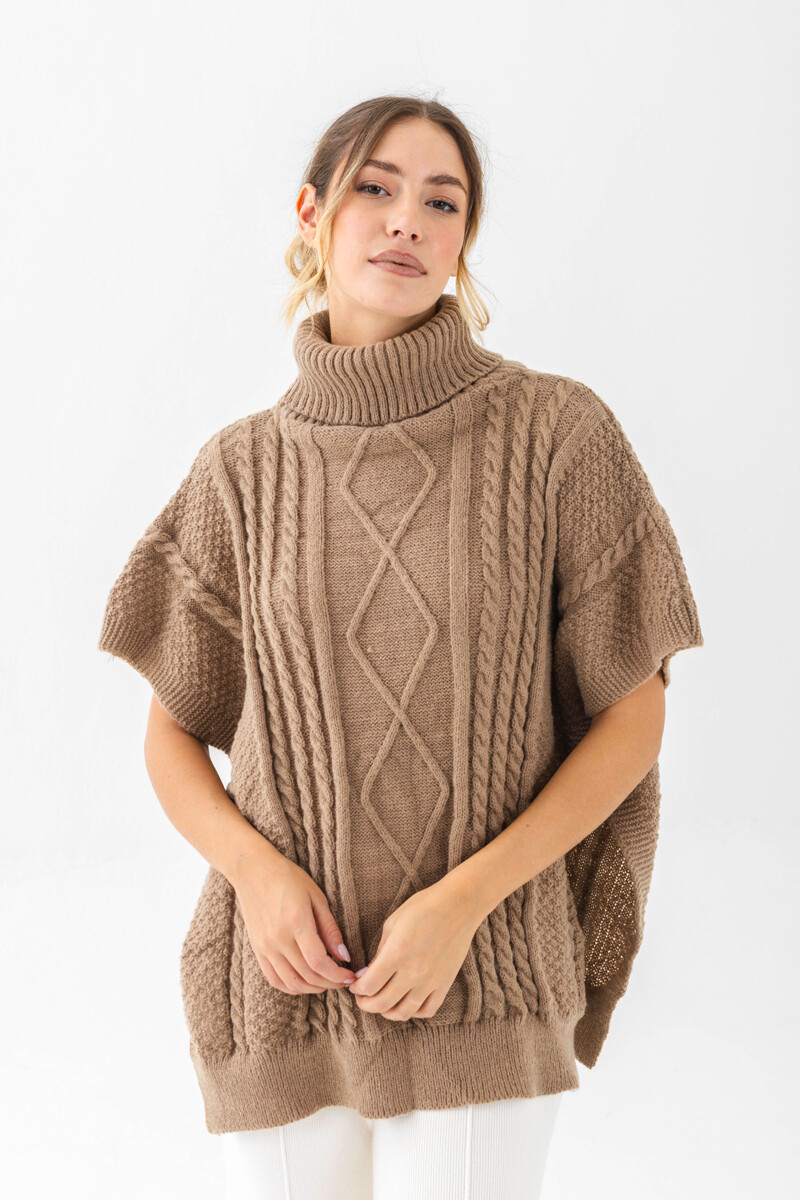 Poncho July - Marrón 