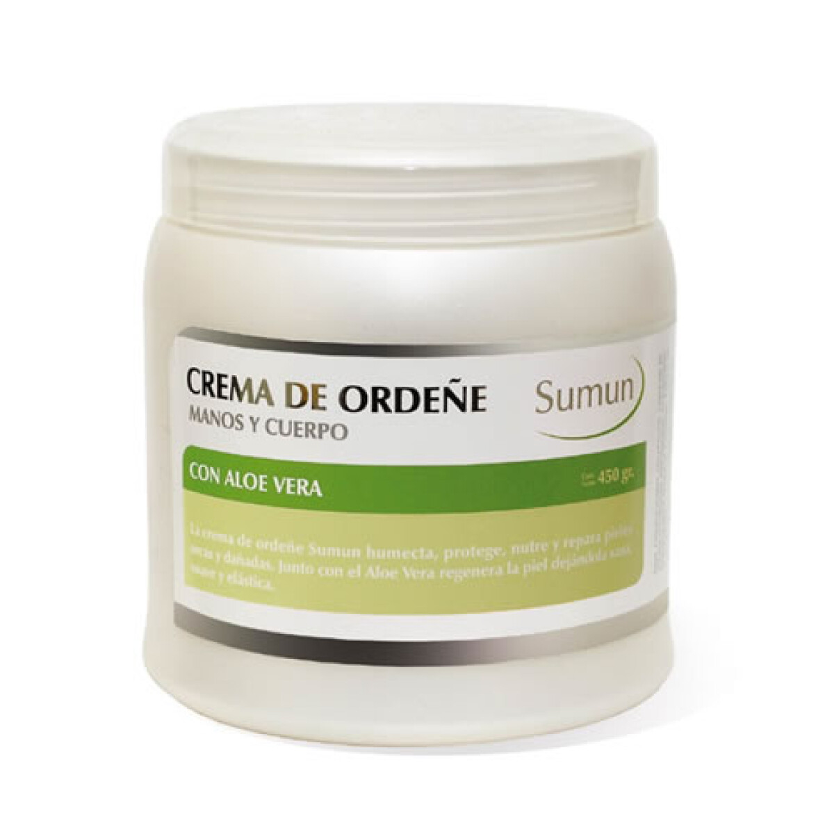 Crema Sumun de Ordeñe Aloe 450g | Hidratación y Suavidad Natural 