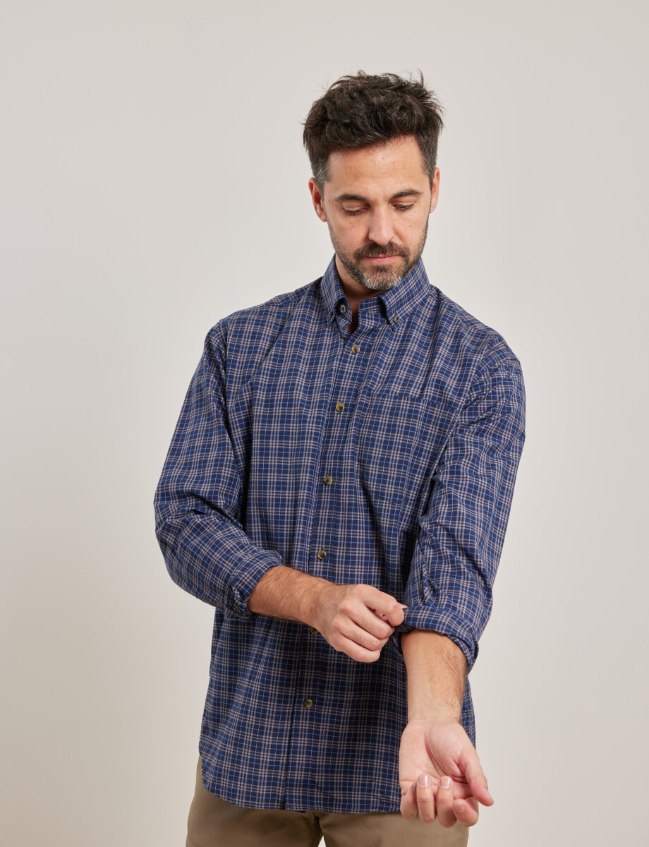 012485 CAMISA HARRINGTON URBAN Azul/azul