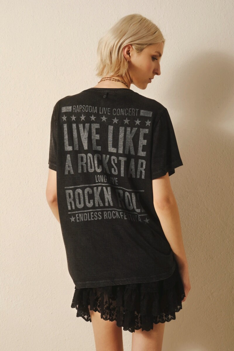 REM ROCK GUITAR Negro