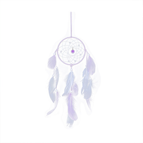Atrapasueños Blanco Y Violeta Atrapasueños Blanco Y Violeta