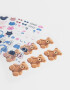 Stickers y Album Stickers Set De Stickers Teddy - Combinacion Multicolor