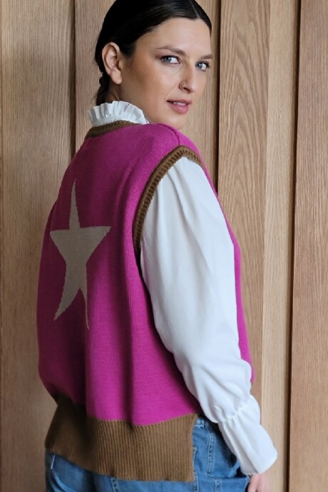 Chaleco Galaxia Magenta