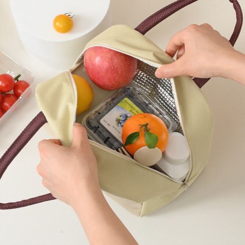 Bolsa Térmica Lonchera Infantil Bolso Caliente Frio Comida Zorro gris