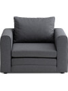 Sillón cama SKILLEBEKK 1 cuerpo tela gris osc Sillón cama SKILLEBEKK 1 cuerpo tela gris osc