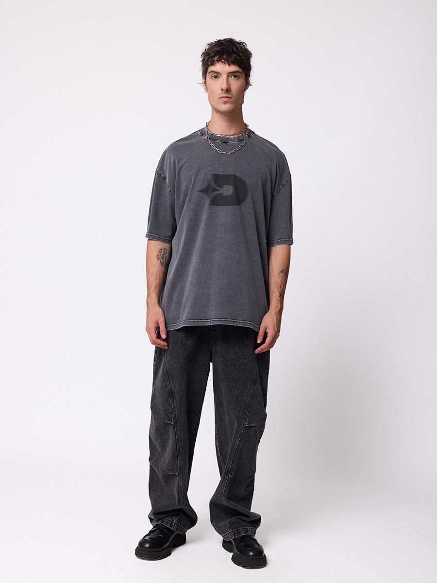 T-SHIRT DAYOM DIXIE Gris Oscuro