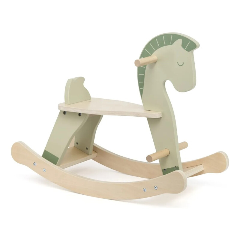 Caballito Mecedor Verde Madera Polar B Caballito Mecedor Verde Madera Polar B