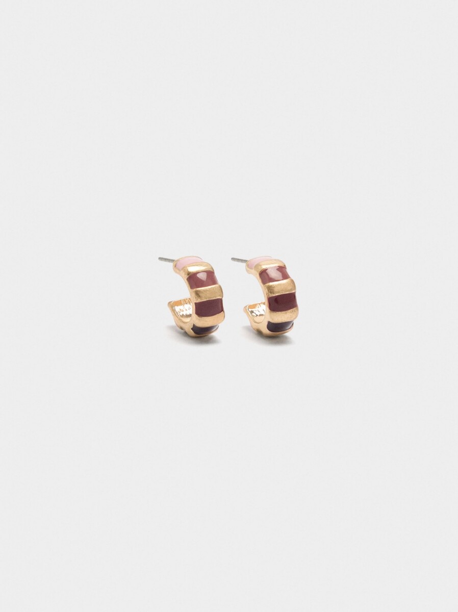 Aros De Esmalte - multicolor 