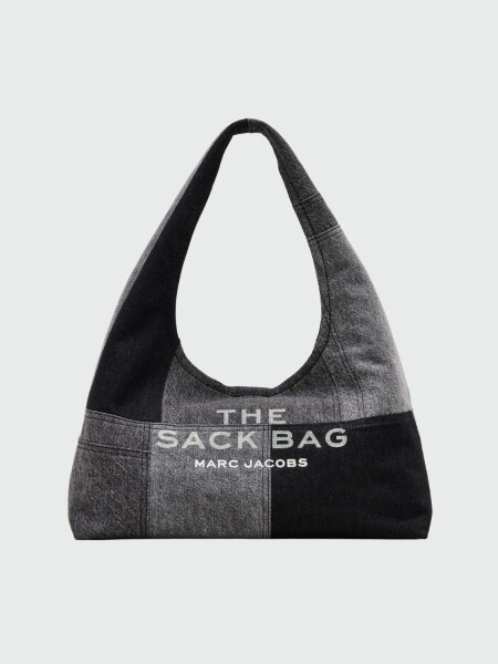MARC JACOBS - The Patchwoek Denim Sack Bag Alta Automática