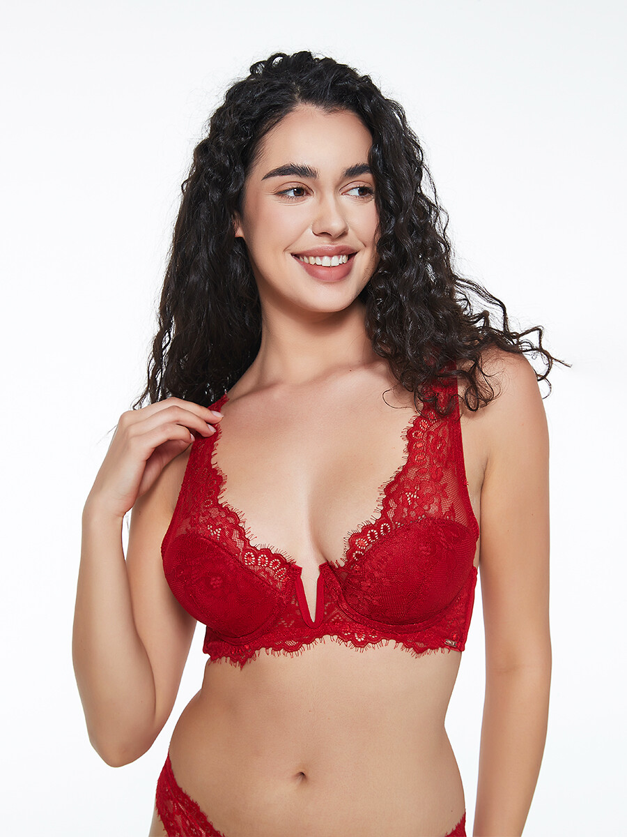 BRALETTE ATENEA - ROJO OSCURO 