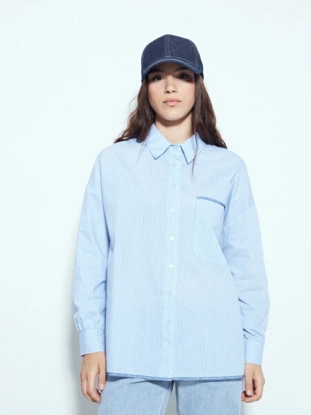 CAMISA P.CAKE CASTILANA CELESTE