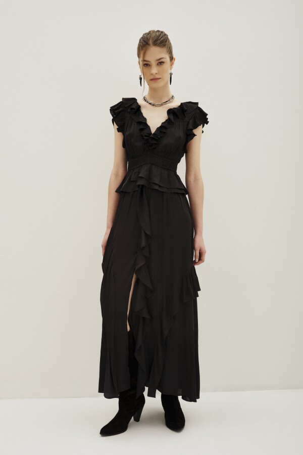 Vestido Astromelia Negro